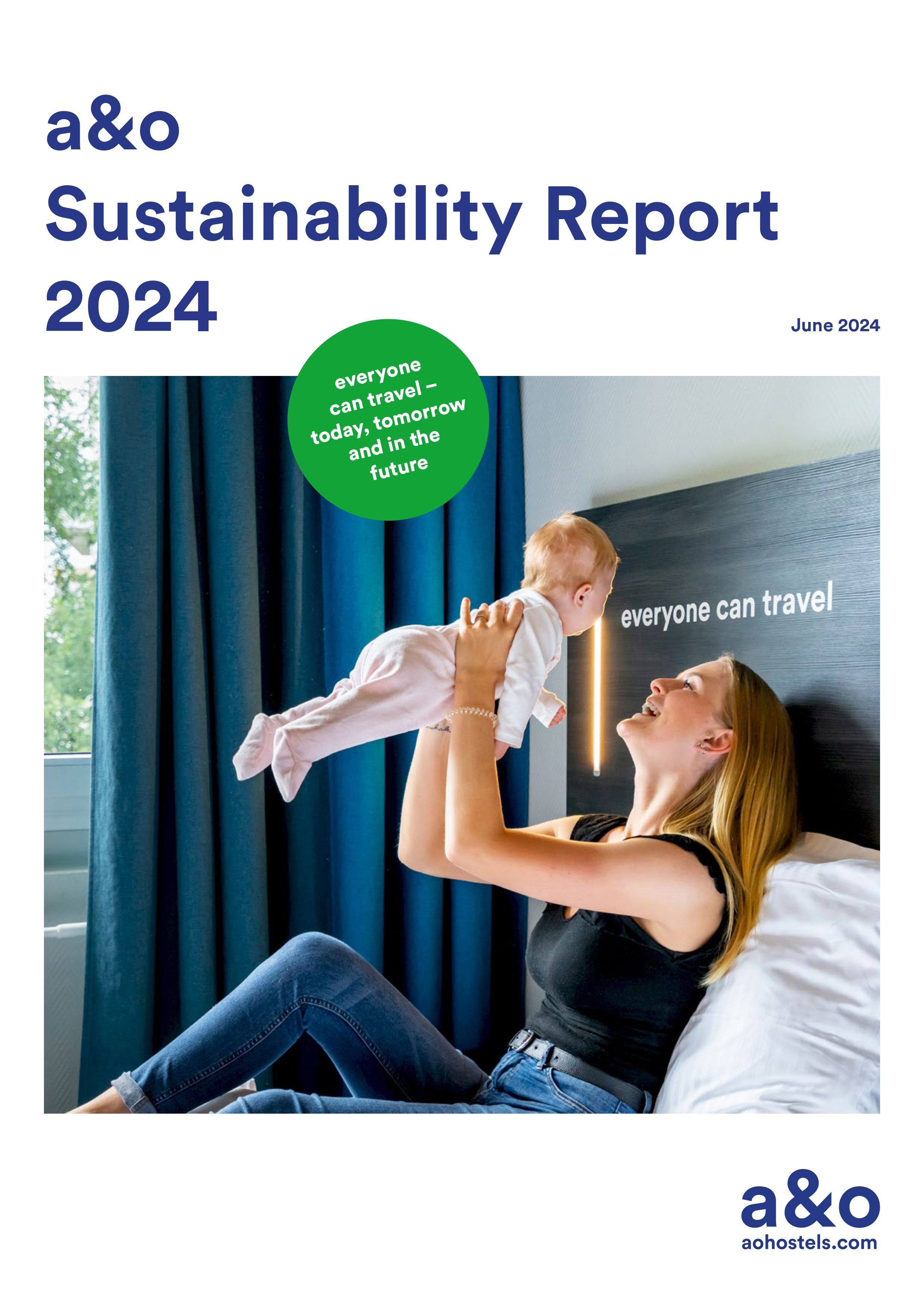 a&o Nachhaltigkeitsbericht 2024 Cover