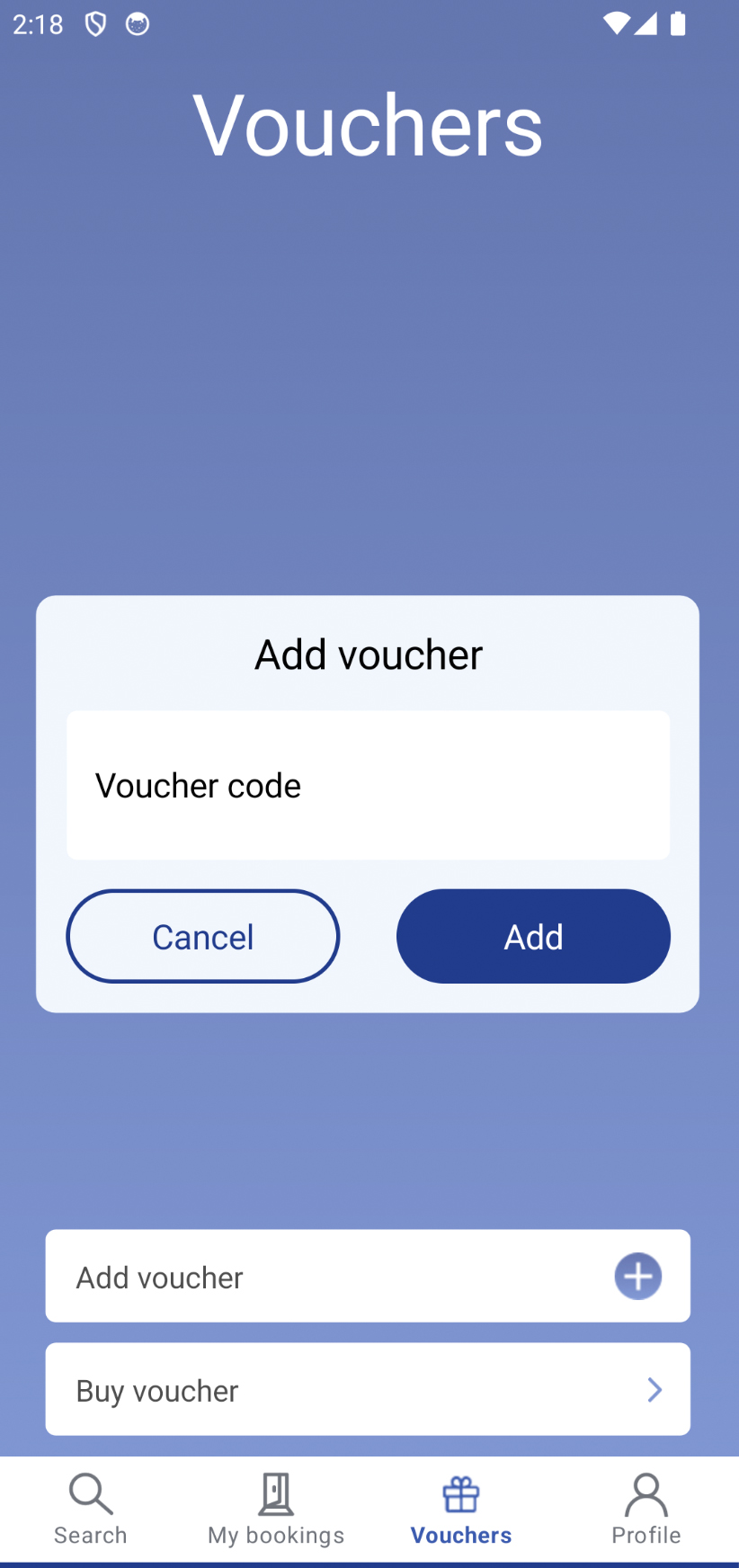 a&o Hostel voucher mobile step2