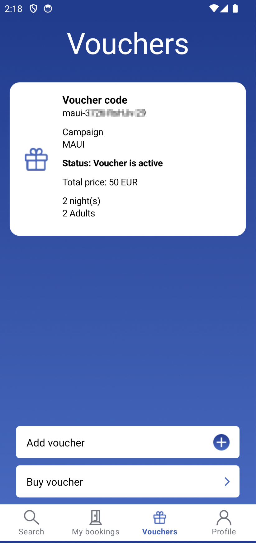 a&o Hostel voucher mobile step3